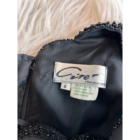 Cire Women's Embellished One Shoulder Maxi Dress Evening Party Black Size 6 - Picture 10 of 14